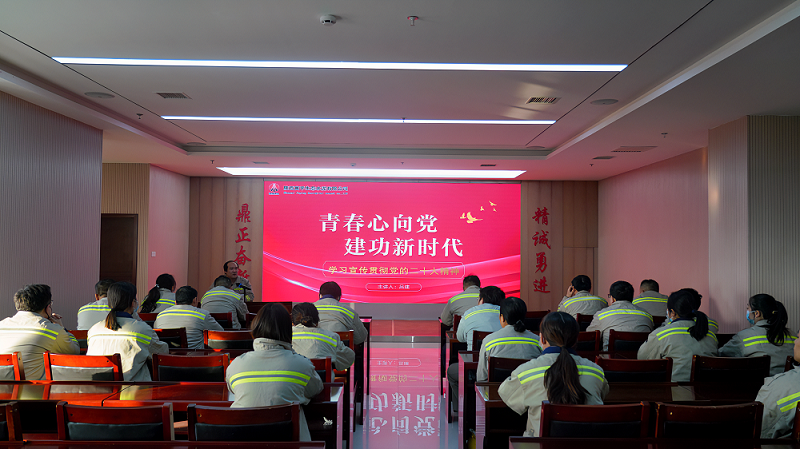 富平公司團委學(xué)習宣傳貫徹黨的二十大精神