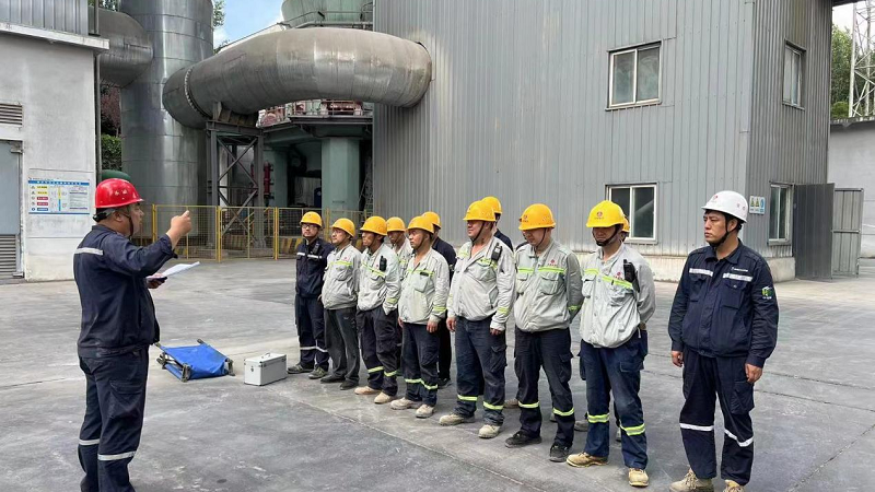 富平公司開(kāi)展機械傷害事故應急演練